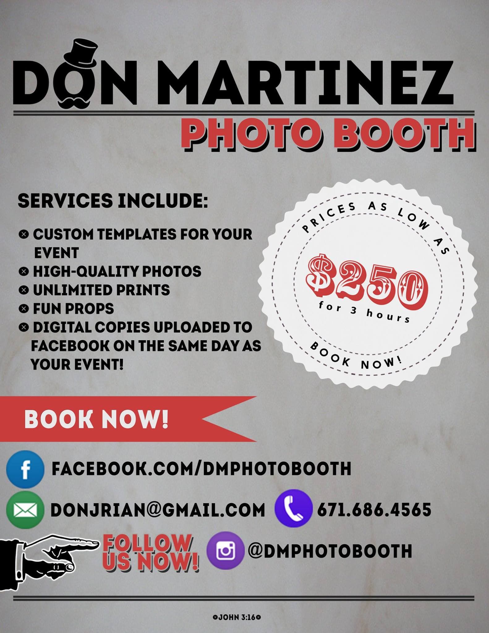 Book a Photo Booth for your next event!
